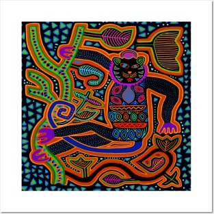 Kuna Indian Shaman Gato Posters and Art